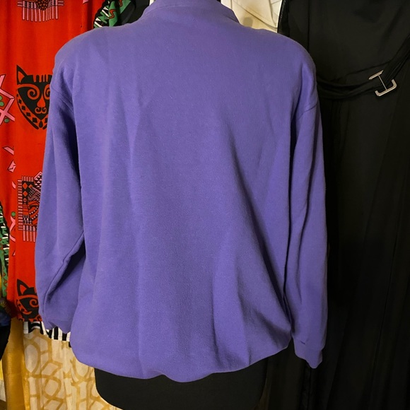 Vintage, Gepetto, purple, embellished, button-down, cardigan jacket.. - Picture 8 of 8